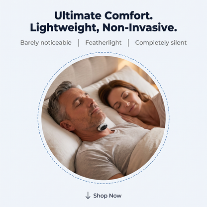 Aequo — Anti-Snoring Device, No Mask or Mouthpiece